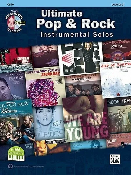 Ultimate Pop and Rock – Cello Book and CD Instrumental Solos