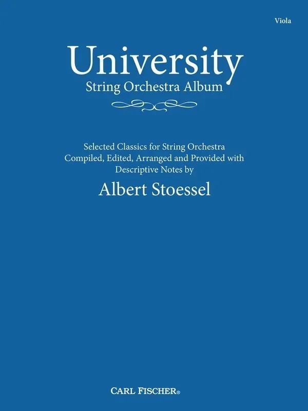 University String Orch Album Viola Part (Softcover Book)