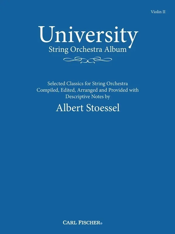 University String Orch Album Violin 2 Part (Softcover Book)