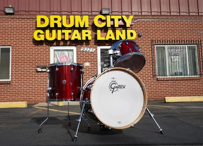USED – Gretsch Catalina Club Series 3pc Mahogany Shell Pack – Red Gloss Lacquer