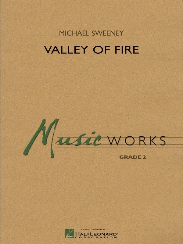 Valley Of Fire Concert Band Gr 2 (Music Score/Parts/CD)