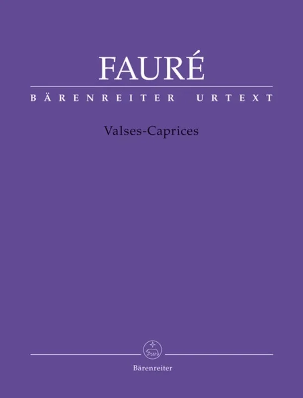 Valses Caprices Urtext Piano Book
