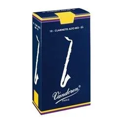 Vandoren Traditional Alto Clarinet Reeds – Strength 3.5 Box of 10
