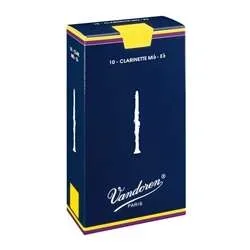 Vandoren Traditional Eb Clarinet Reeds – Strength 3 Box of 10