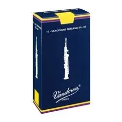 Vandoren Tradtional Soprano Saxophone Reeds – Strength 3 Box of 10