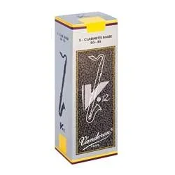 Vandoren V12 Bass Clarinet Reeds – Strength 3.0 Box of 5