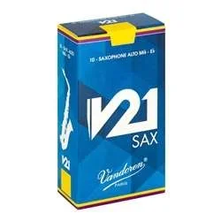 Vandoren V21 Alto Saxophone Reeds – Strength 3.0 Box of 10