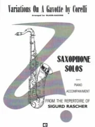 Variations on a Gavotte – Alto Sax and Piano