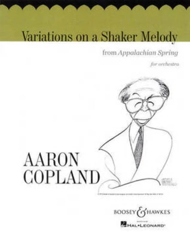 Variations On A Shaker Melody Full Score Book