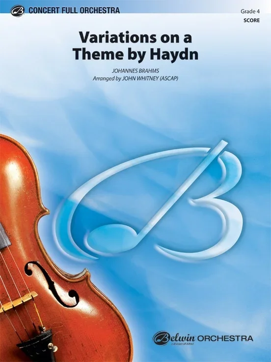 Variations On A Theme By Haydn Full Orchestra Gr 4