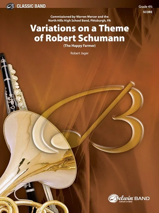 Variations On A Theme By Schumann Concert Band Gr 4.5 Score