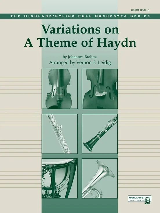 Variations On A Theme Of Hadyn Full Orchestra Gr 3