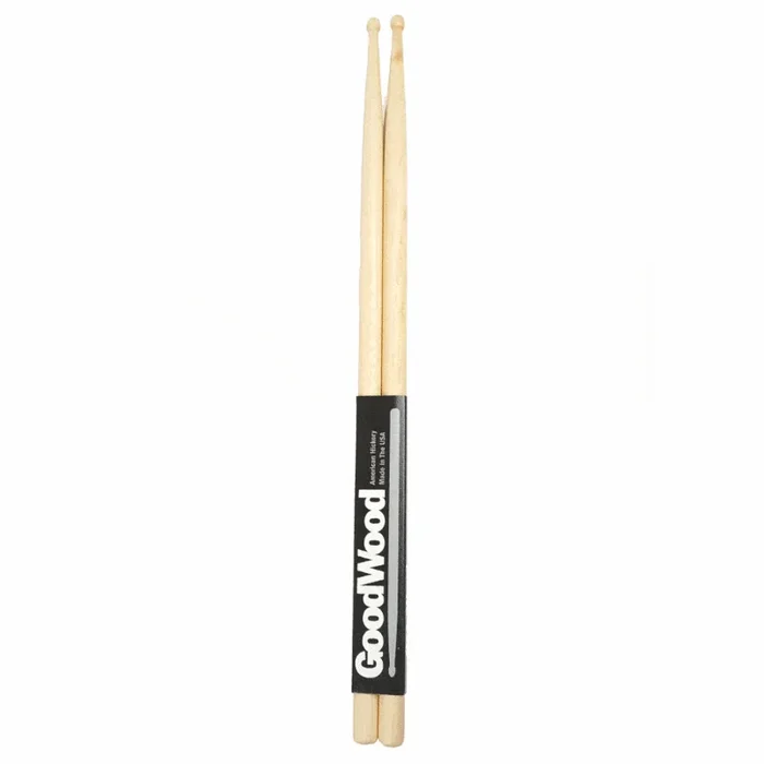 Vater Goodwood Rock Wood Tip Drumsticks – American Hickory, Durable, Budget-Friendly