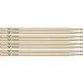 Vater Power 5B Acorn Drum Sticks – Buy 3, Get 1 Free Value Pack Wood