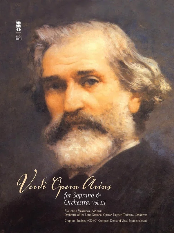 Verdi – Opera Arias Soprano and Orch Vol 3 Book/CD (Softcover Book/CD)