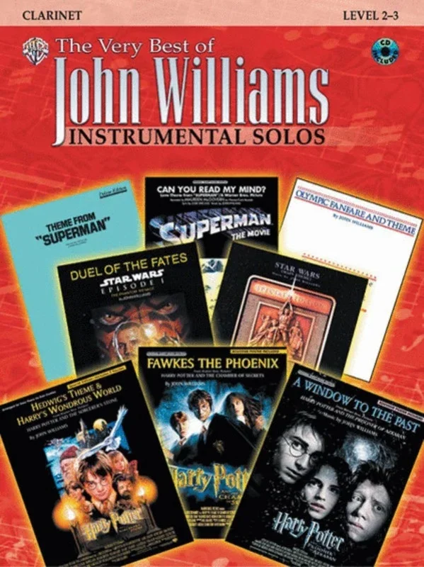 Very Best Of John Williams Clarinet Book/CD Book