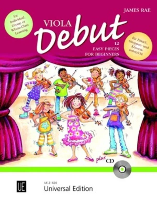 Viola Debut Pupils Book/CD (Softcover Book/CD)