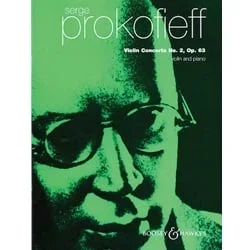 Violin Concerto No. 2, Op. 63 – Violin and Piano