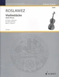 Violin Pieces, Vol. 2 – Violin and Piano