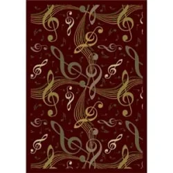 Virtuoso Carpet 3’10″x5’4″ Burgundy
