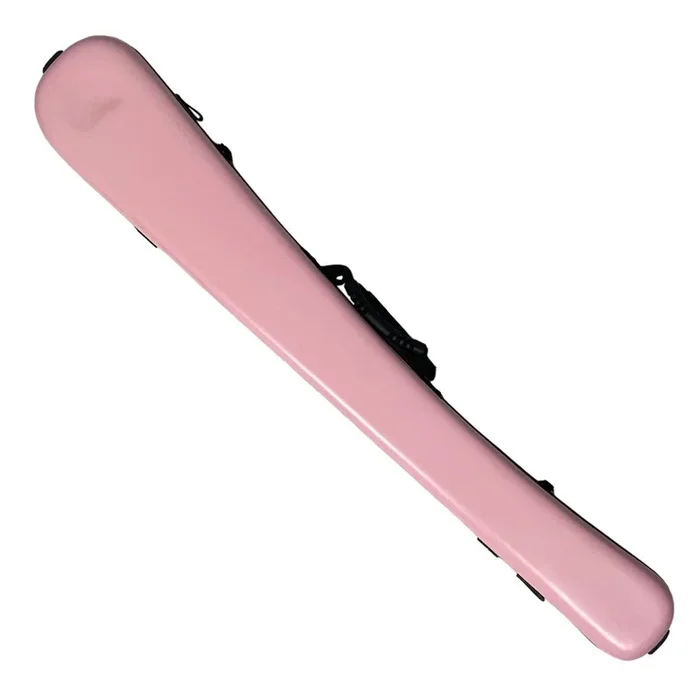 Vivo German/French Bass Bow Case for 2 Bows – Polycarbonate – Baby Pink