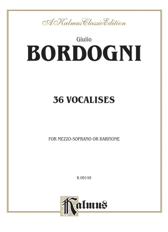 Vocalises 36 Mezzo/Bar