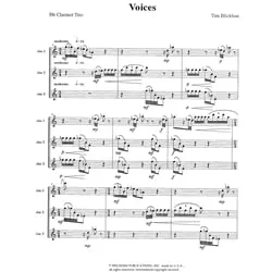 Voices – Clarinet Trio