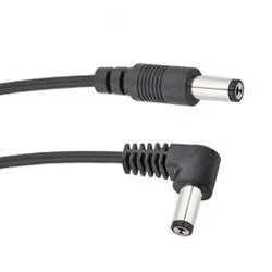 Voodoo Lab PPBAR-RS (18in) 2.1mm Straight and Right Angle Barrel Cable