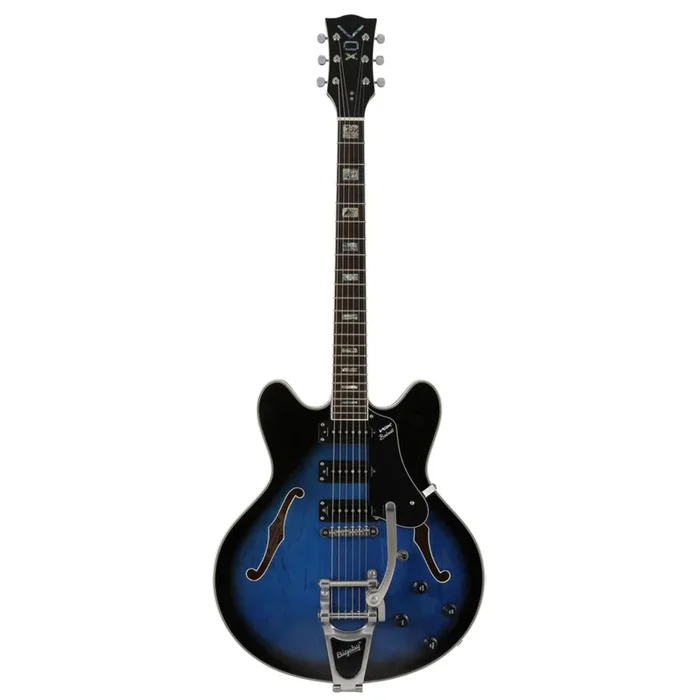 Vox Bobcat S66 Bigsby Guitar – Blue