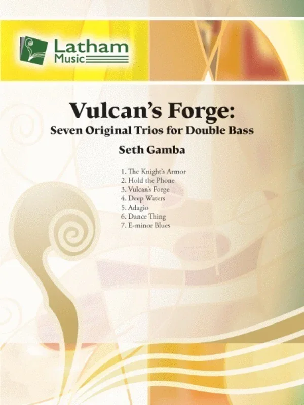 Vulcans Forge 7 Original Trios For Double Bass (Music Score/Parts) Book