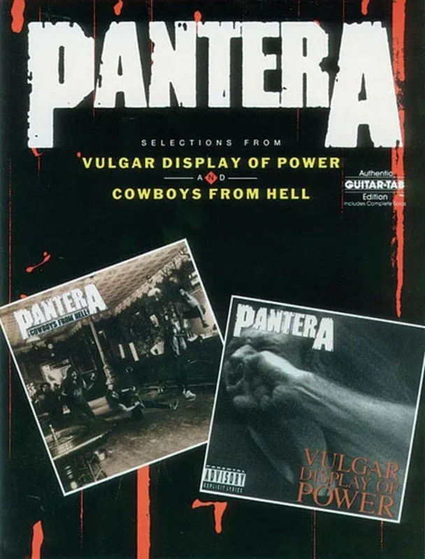 Vulgar Display Of Power / Cowboys From Hell Guitar Book