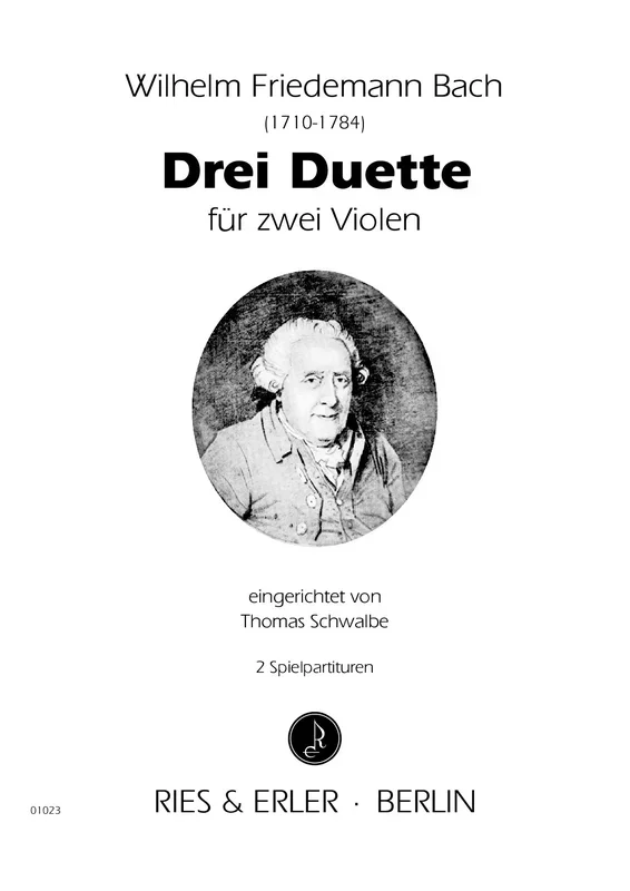 W.F. Bach: 3 Duets, F. 60-62 (arr. for 2 violins)