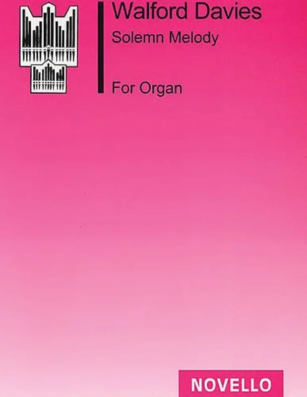 Walford Davies Solemn Melody Organ (Softcover Book)