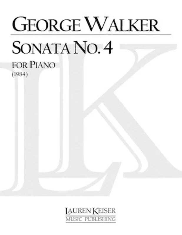 Walker – Sonata No 4 For Piano (Pod)