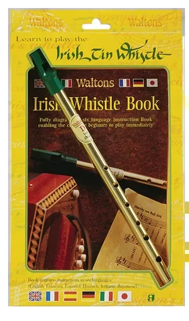 Waltons D Whistle/Soodlum Twin Pack with Tin Whistle Book – Model WM1504