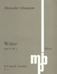 Waltz, Op. 42 No. 3 – Piano