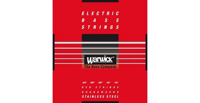 Warwick RED Strings Stainless Steel-Bass String Set, 5-String, Medium Light, .040-.130