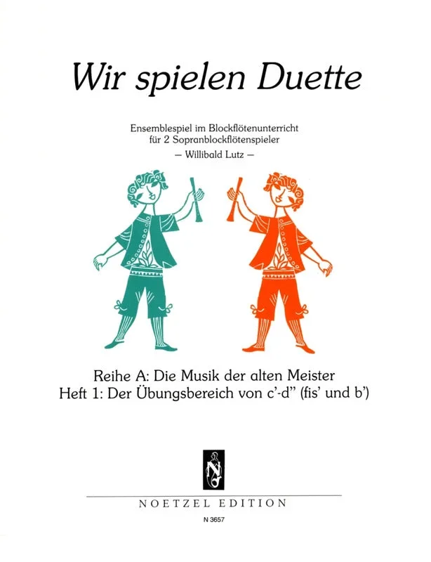 We Play Duets – Series A – Volume 1 for SS Recorders