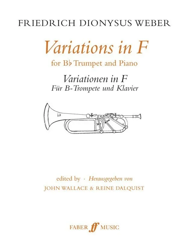Weber – Variations In F Trumpet/Piano (Softcover Book)