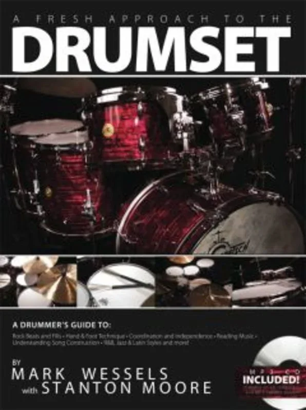 Wessels – A Fresh Approach To The Drumset Softcover Book/CD