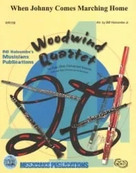 When Johnny Comes Marching Home – Flute, Oboe, Clarinet, and Bassoon (or Bass Clarinet)