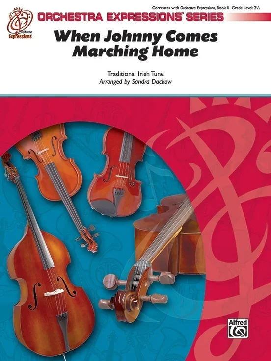When Johnny Comes Marching Home String Orchestra Gr 2.5