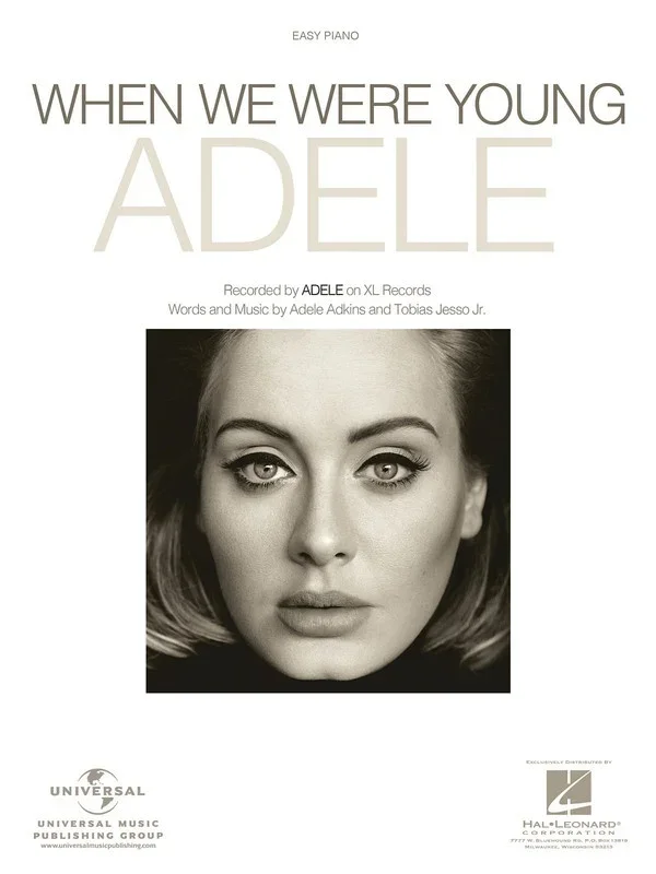When We Were Young Easy Piano S/S (Sheet Music)