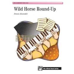 Wild Horse Round-Up – 1 Piano, 4 Hands