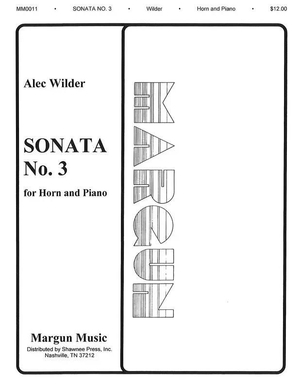 Wilder – Sonata No 3 Horn/Piano (Pod) (Softcover Book)