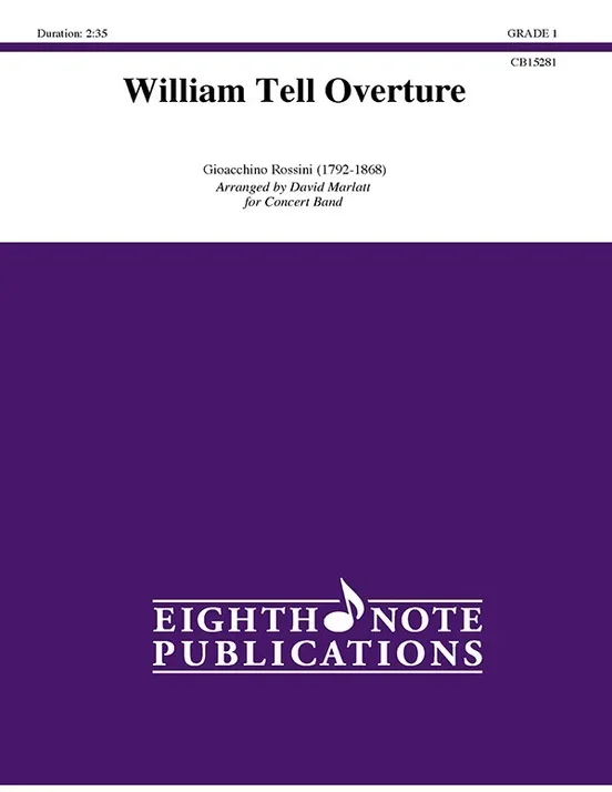 William Tell Overture Concert Band Gr 0.5