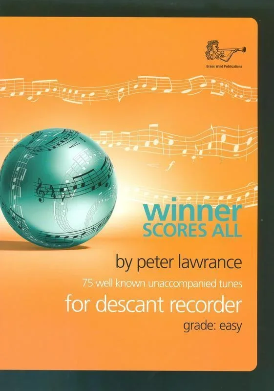 Winner Scores All For Descant Recorder (Softcover Book)