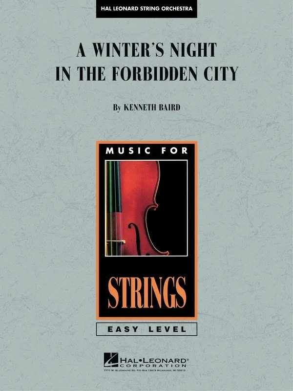 Winters Night In The Forbidden City So1 Score/Parts