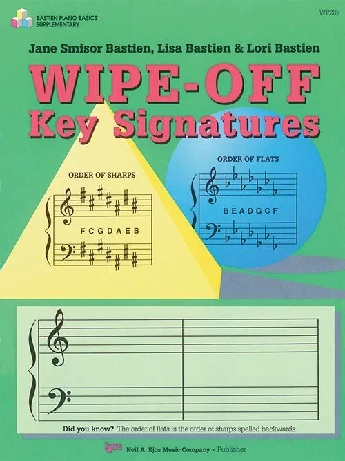 Wipe-Off Key Signatures