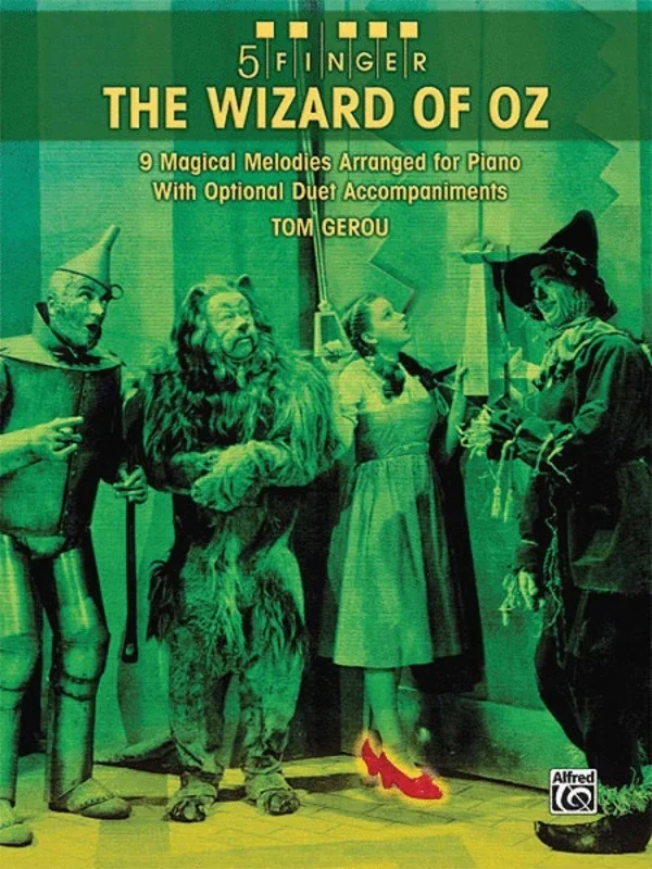 Wizard Of Oz 5 Finger Piano Arr Gerou Book